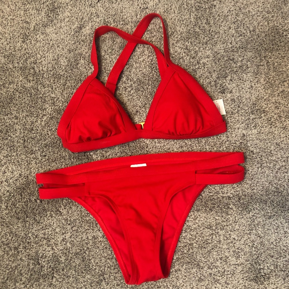 Red Bikini Set